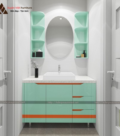 Bộ tủ lavabo chân đứng XVL692 đầy cá tính