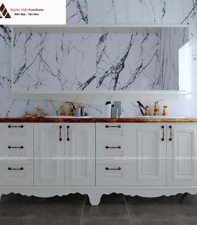 Bộ tủ lavabo tân cổ điển XVL713 đẳng cấp