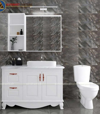 Bộ tủ lavabo tân cổ điển XVL797 xứng đáng với hai từ đẳng cấp