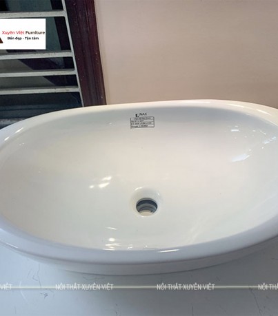 Chậu rửa mặt lavabo đặt bàn hiện đại INAX L-465V