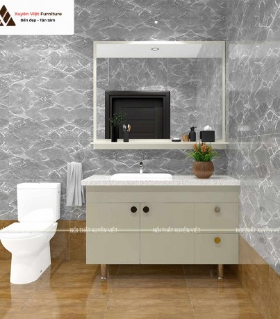 Mẫu tủ lavabo chân đứng cực chảnh XVL782 tại Xuyên Việt