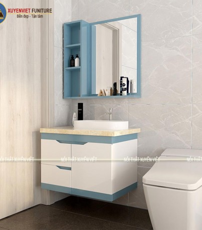 Thiết kế đẹp tủ chậu lavabo treo tường XVL776 tại Xuyên Việt