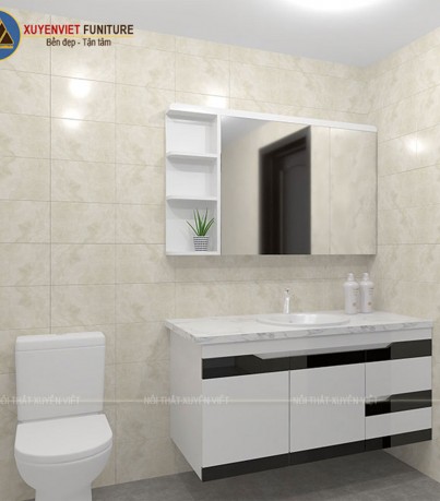 Tủ chậu lavabo XVL892 nhà anh Trung-Hà Nội