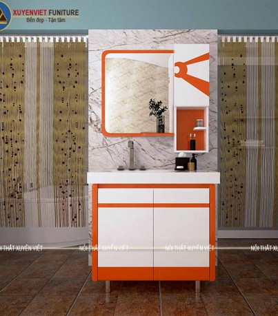 Tủ lavabo cánh boom chân đứng LBK2011