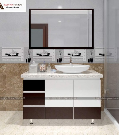 Tủ lavabo nhỏ cho phòng tắm hiện đại XVL 645