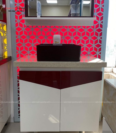 Tủ lavabo nhựa LBK237 với thiết kế độc đáo chất lượng cho không gian hẹp