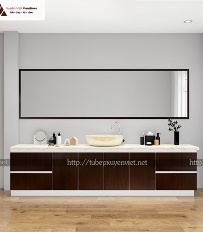 Tủ lavabo nhựa cho phòng tắm rộng XVL 662