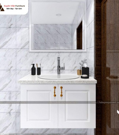 Tủ lavabo tân cổ điển cao cấp XVL632