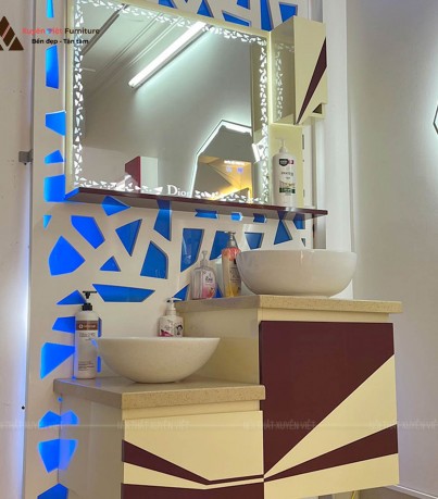 Tủ lavabo tiện ích 2 buồng cho gia đình có trẻ nhỏ LBK4020