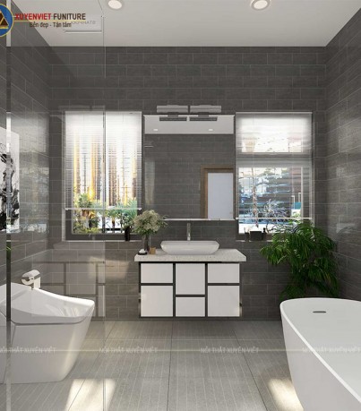 Tủ lavabo treo tường hệ ngăn kéo LBK1005
