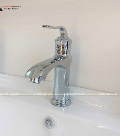 Vòi rửa lavabo dáng tròn thấp dài XV-V26Đ10