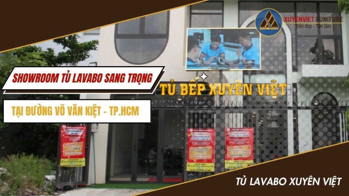 Showroom Tủ Lavabo sang trọng tại đường Võ Văn Kiệt, TP.HCM