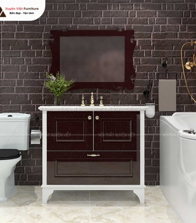 Tủ chậu phòng tắm cổ điển LBK1021 đẳng cấp